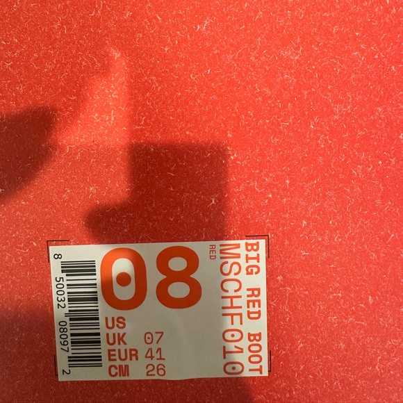 MSCHF Big Red Boot Sz 8 - Picture 3 of 3